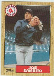 1987 Topps Baseball Cards      451     Joe Sambito